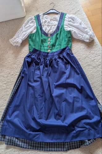 Dirndl blau grün - blau,,