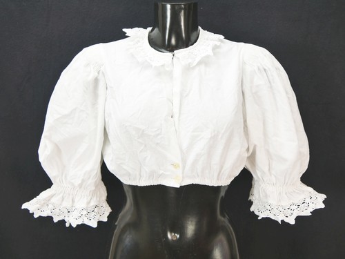 Dirndlbluse weiß bluse - weiß,