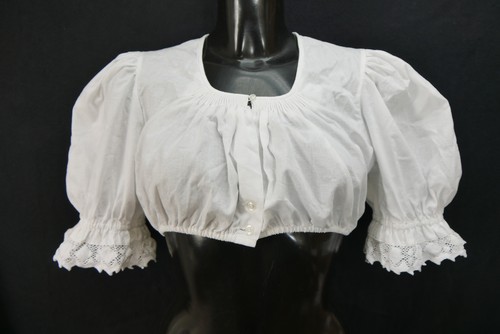 Dirndlbluse weiß bluse - dirndlbluse,
