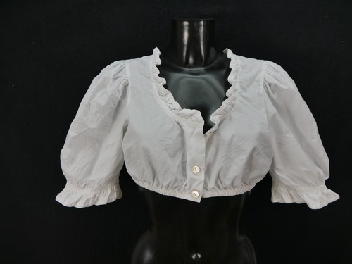 Dirndlbluse mit rüschen - dirndlbluse,
