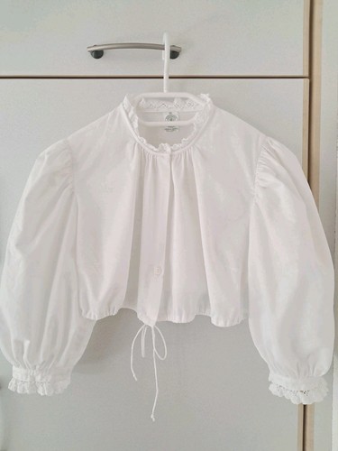 Dirndlbluse 38 weiß - dirndlbluse, gr.