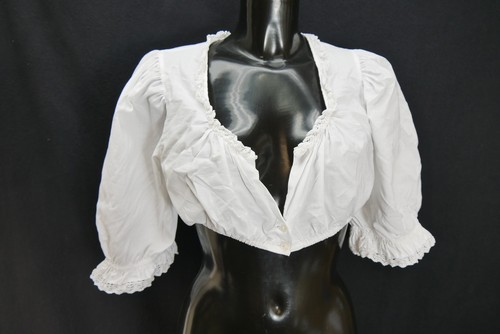 Dirndlbluse weiß bluse - gr.40,